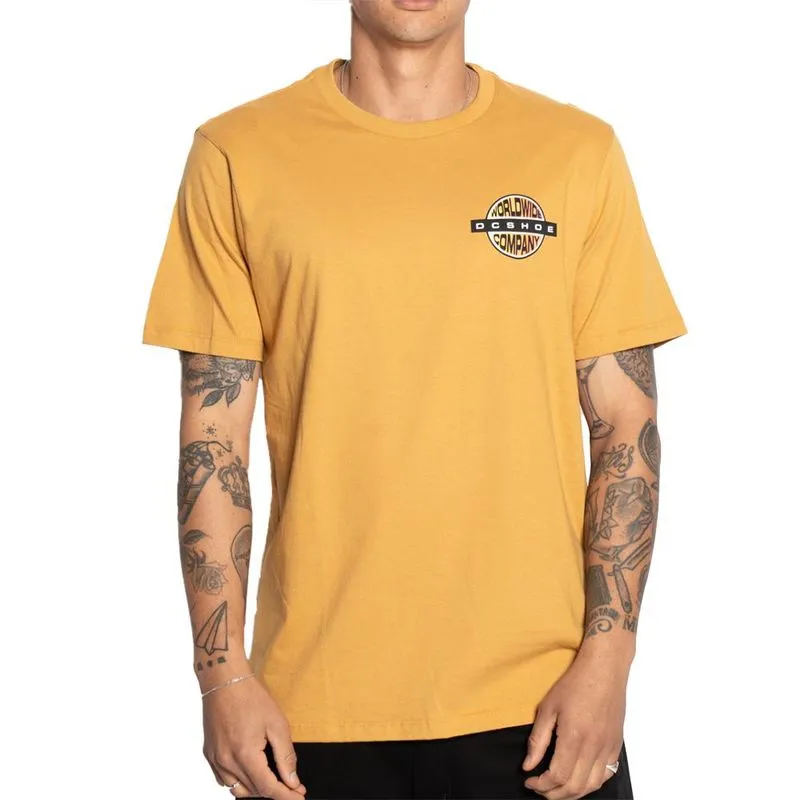Camiseta DC Shoes Core SM25 Masculina Amarelo G / amarelo