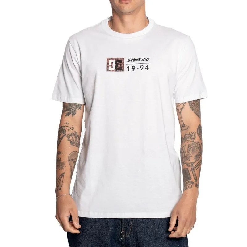 Camiseta DC Shoes DC Split Star SM25 Masculina Branco M / branco