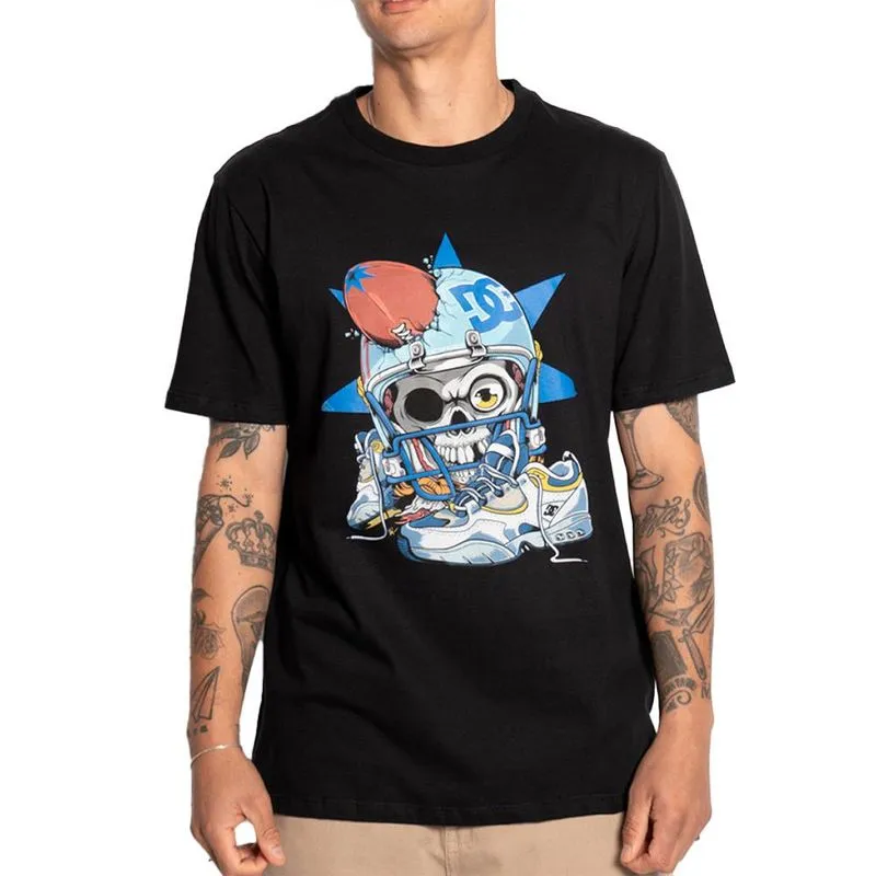 Camiseta DC Shoes Smashing Helmet SM25 Masculina Preto P / preto