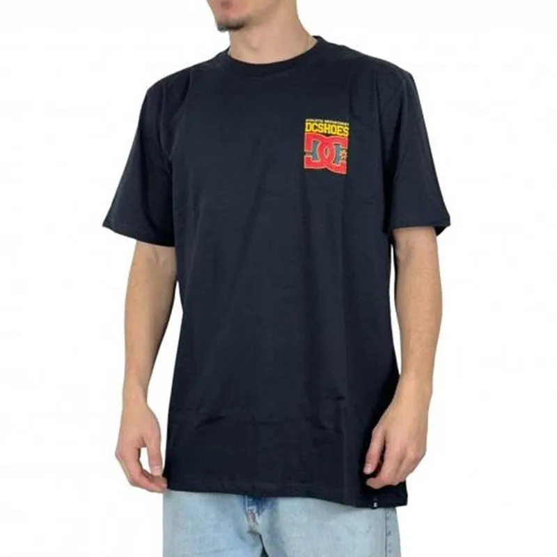 Camiseta DC Shoes Defensive Line SM25 Masculina Preto M / preto