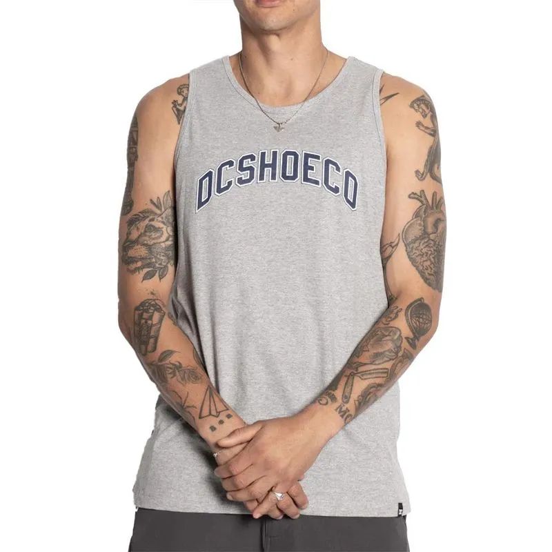 Regata DC Shoes New League SM25 Masculina Cinza Mescla G / cinza