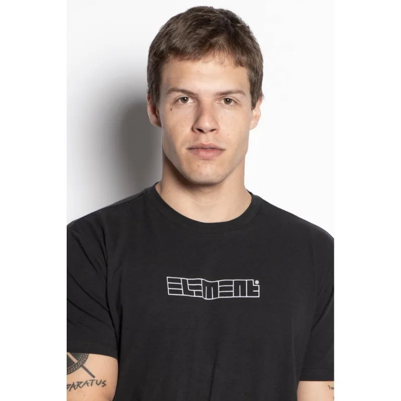 Camiseta Element M/C Tron And Dots Preto