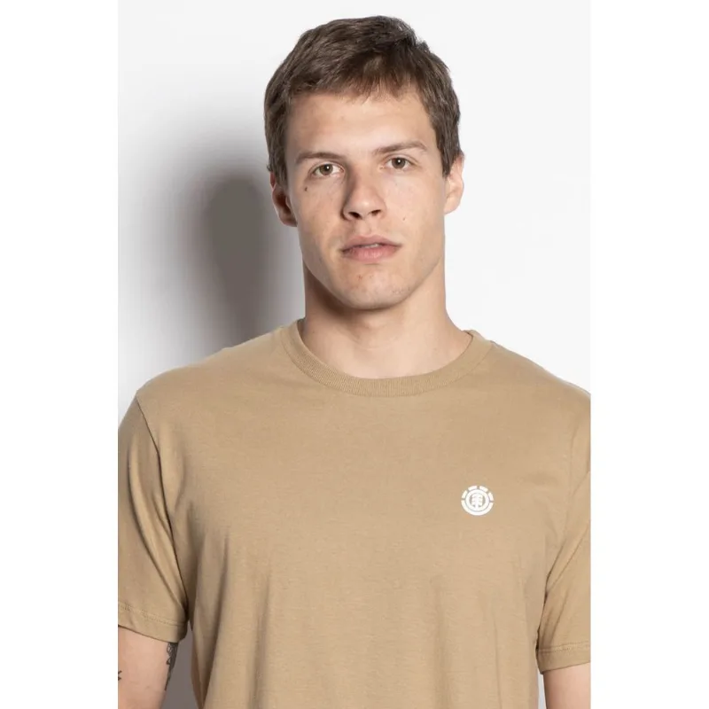 Camiseta Element M/C Basic Crew Color Caqui