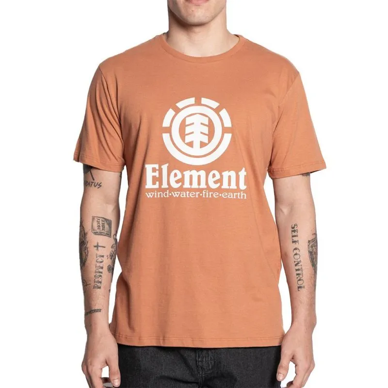 Camiseta Element Vertical Color SM25 Masculina Laranja P / laranja