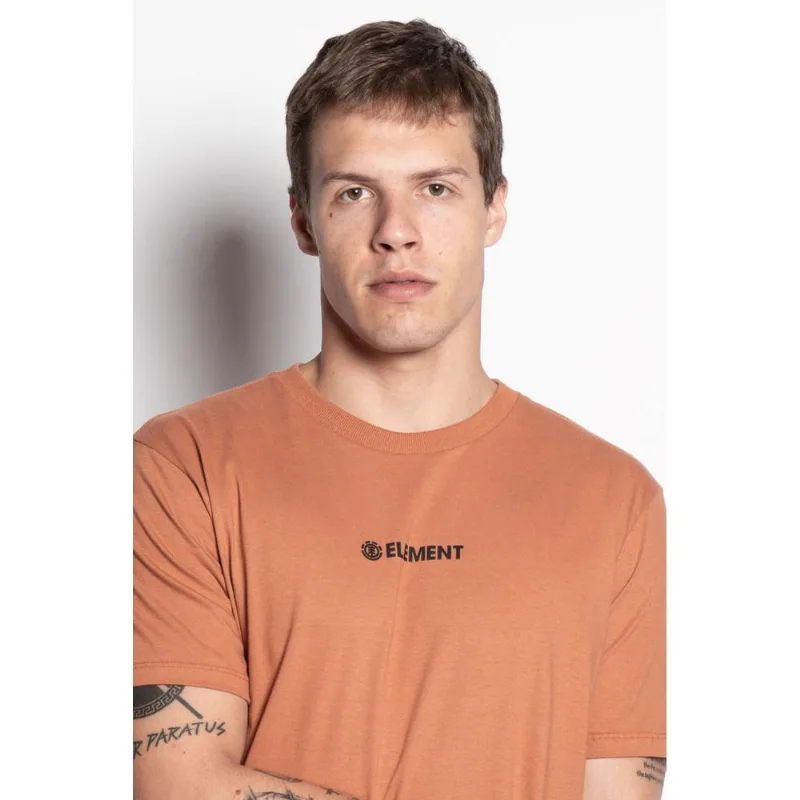 Camiseta Element M/C Blazin Chest Center Laranja