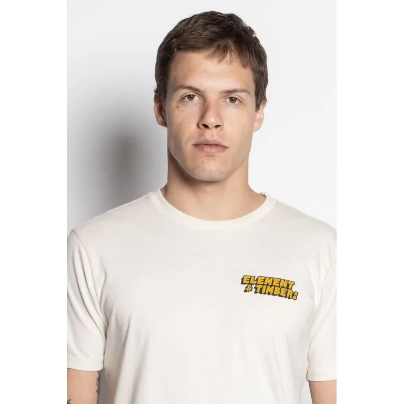 Camiseta Element M/C Leader Of The Lost Off White-Off White-G