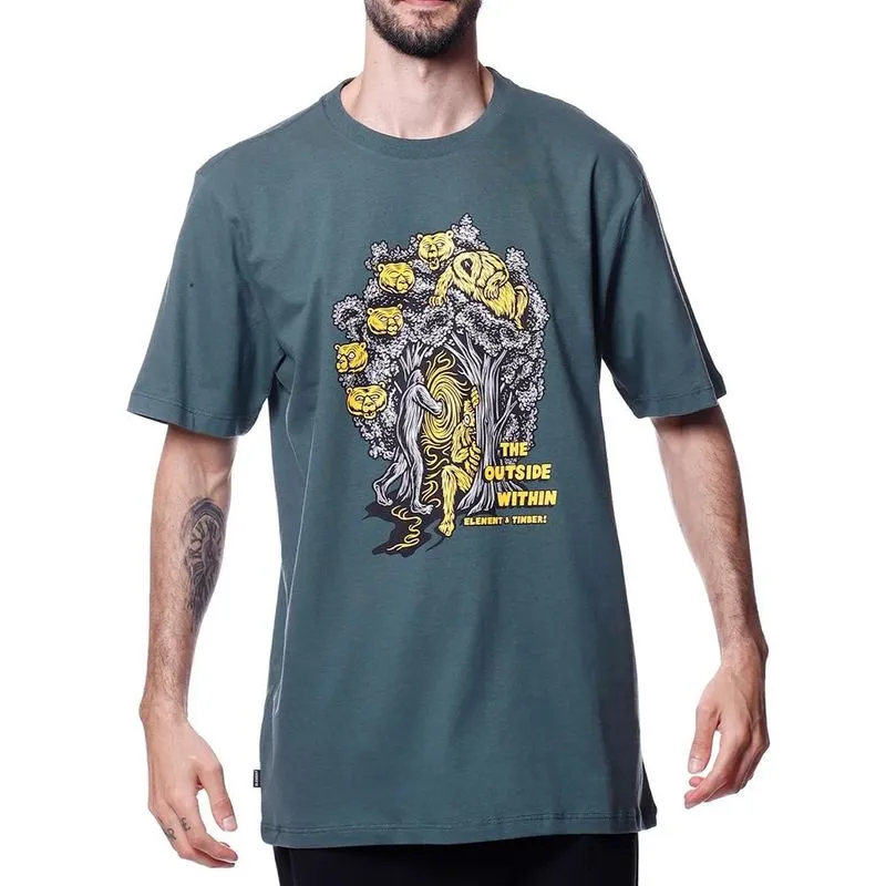 Camiseta Element The Portal SM25 Masculina Verde P / verde