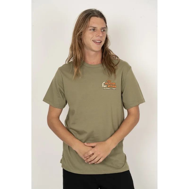 Camiseta Element M/C The Gathering Verde Militar