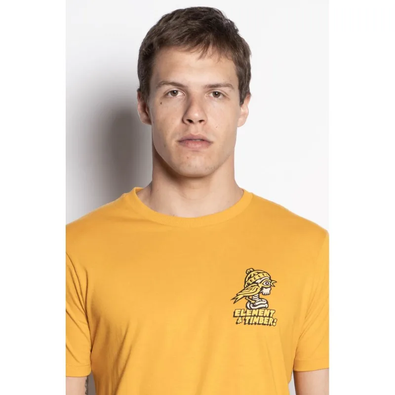 Camiseta Element M/C Birds Eye Amarelo-Amarelo-G