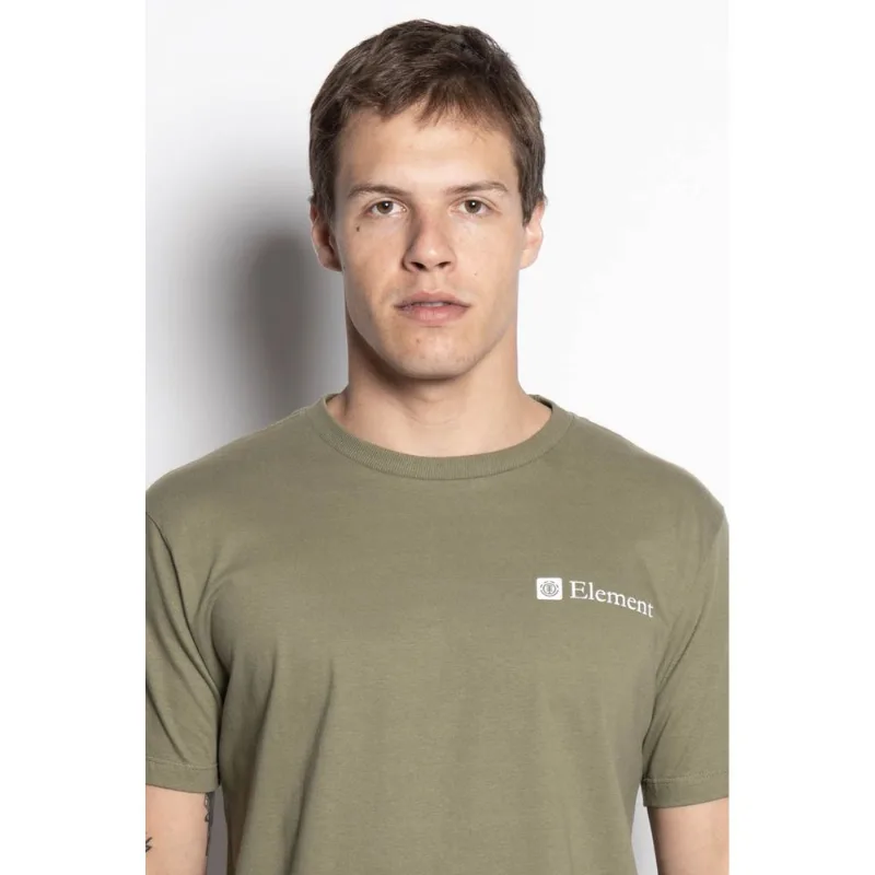 Camiseta Element M/C Classic Smokey Bp Verde Militar