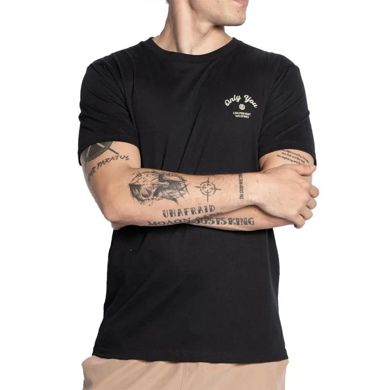Camiseta Element Wildfires BP SM25 Masculina Preto GG / preto