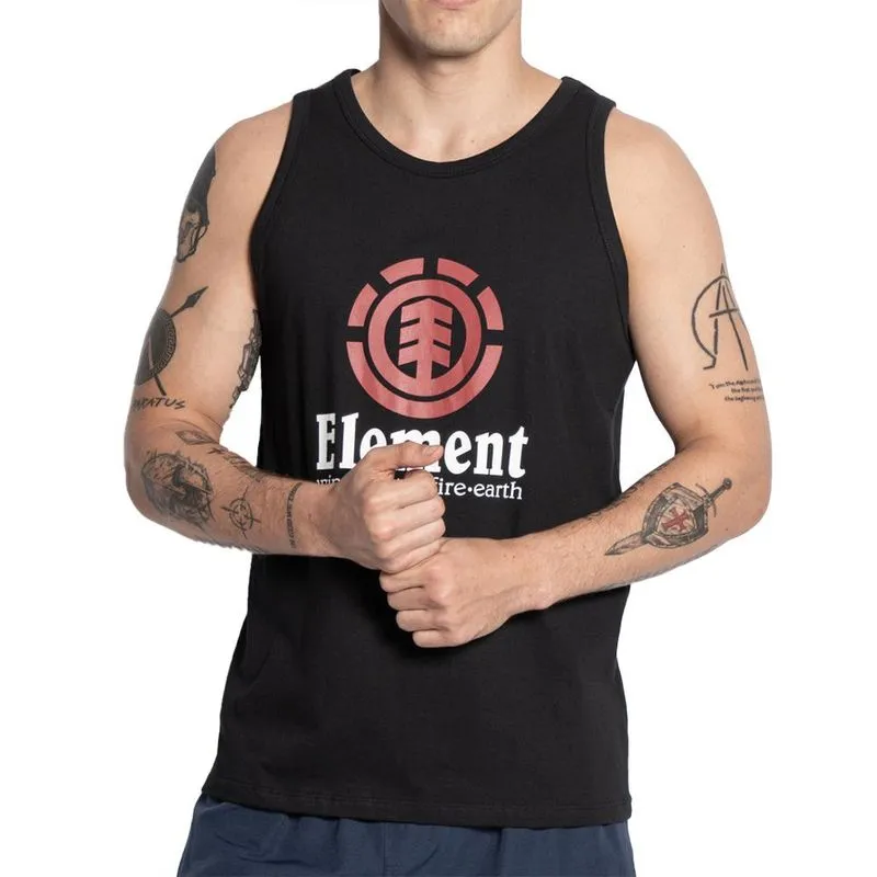 Regata Element Vertical SM25 Masculina Preto G / preto
