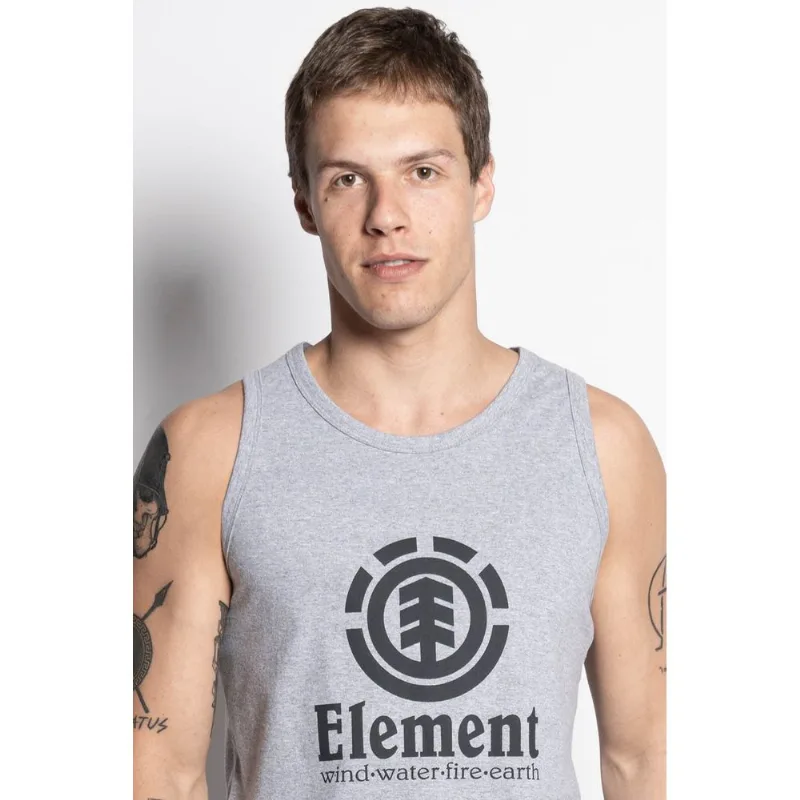 Regata Element Vertical Cinza Mescla
