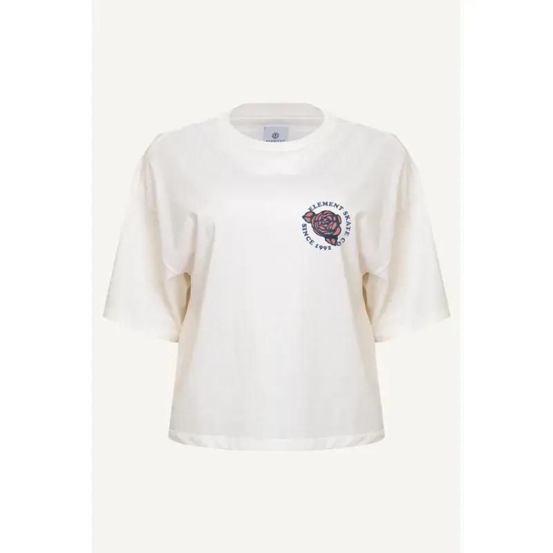 Camiseta Element M/C Rosary Cropped Off White
