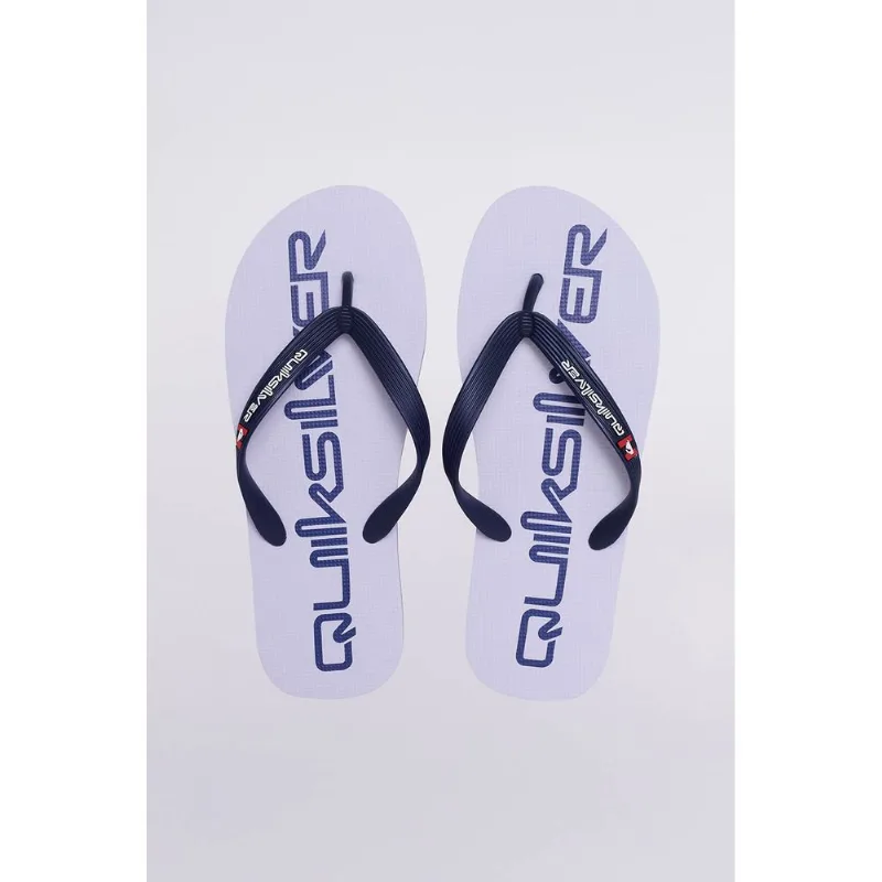 Chinelo Quiksilver Molokai New Omni Branco/Marinho-Branco/Marinho-39/40 - Quiksilver