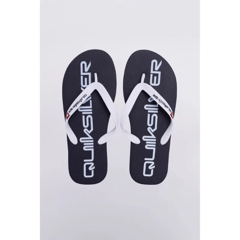 Chinelo Quiksilver Molokai New Omni Preto/Branco