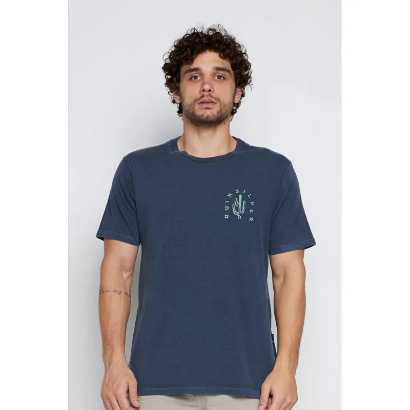 Camiseta Quiksilver M/C Silver Lining Marinho-Marinho-M