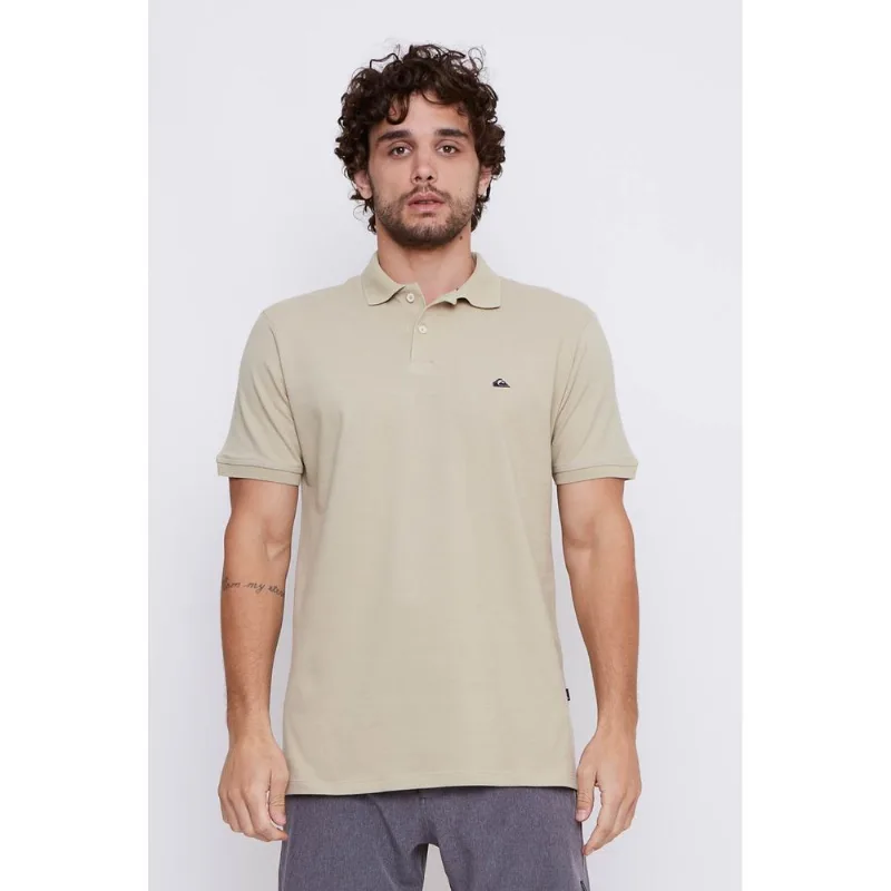 Polo Quiksilver M/C Embroidery Piquet Caqui-Caqui-M