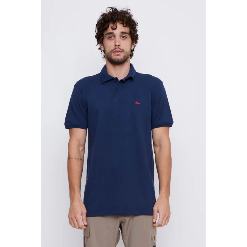 Polo Quiksilver M/C Embroidery Piquet Marinho-Marinho-P - Quiksilver