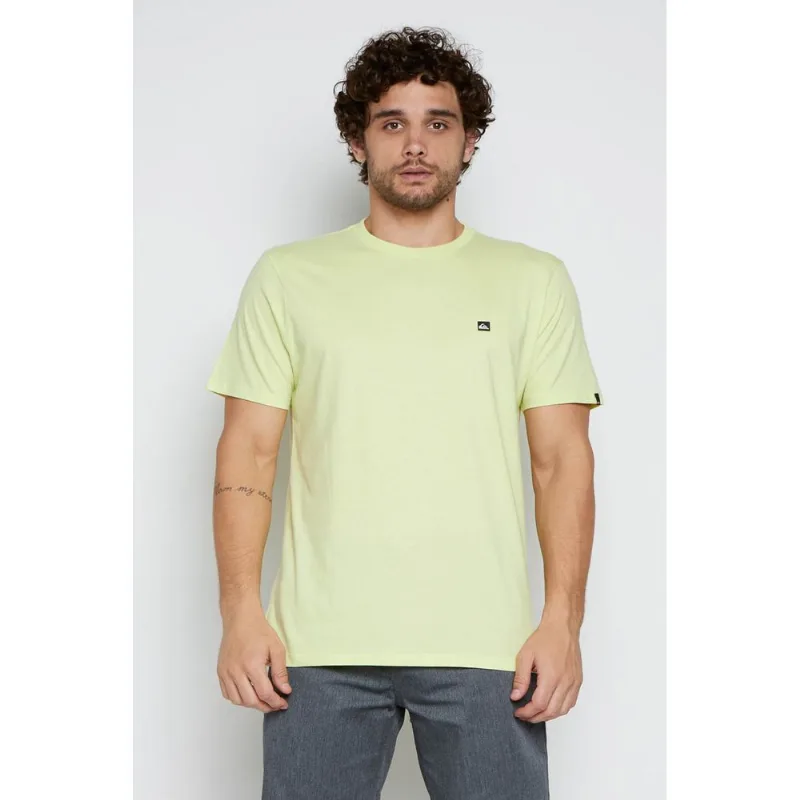 Camiseta Quiksilver M/C Transfer Square Color Verde Claro-G