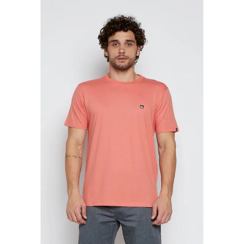 Camiseta Quiksilver M/C Transfer Square Color Vermelho Claro-M