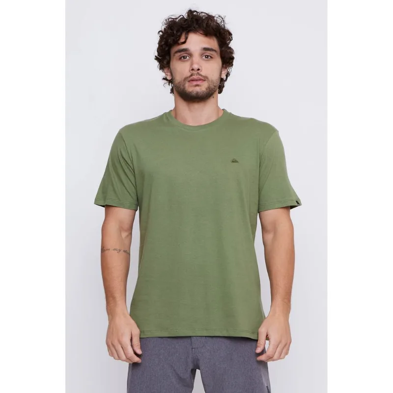 Camiseta Quiksilver M/C Embroidery Color Verde Escuro-P - Quiksilver