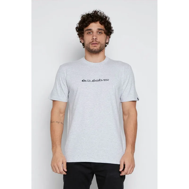 Camiseta Quiksilver M/C New Omni Cinza Claro Mescla-P