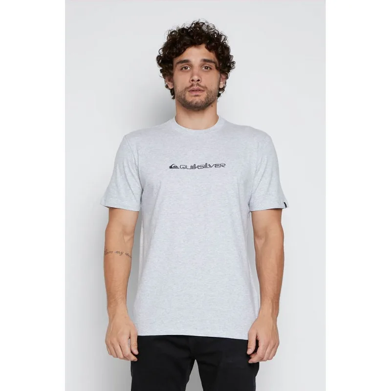 Camiseta Quiksilver M/C New Omni Cinza Claro Mescla-M