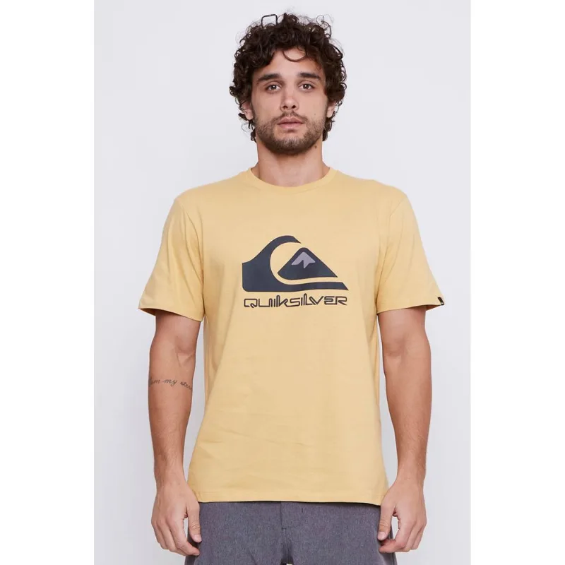 Camiseta Quiksilver M/C Full Logo Mostarda-G