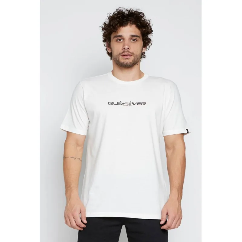 Camiseta Quiksilver M/C Omni Font Snow White-Snow White-P