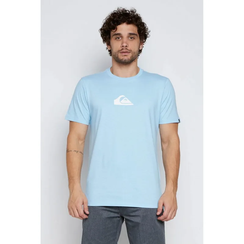 Camiseta Quiksilver M/C Mini Comp Azul Claro-G