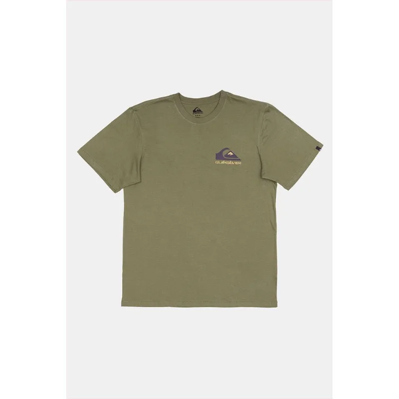 Camiseta Quiksilver M/C Omni Logo Verde Escuro-M