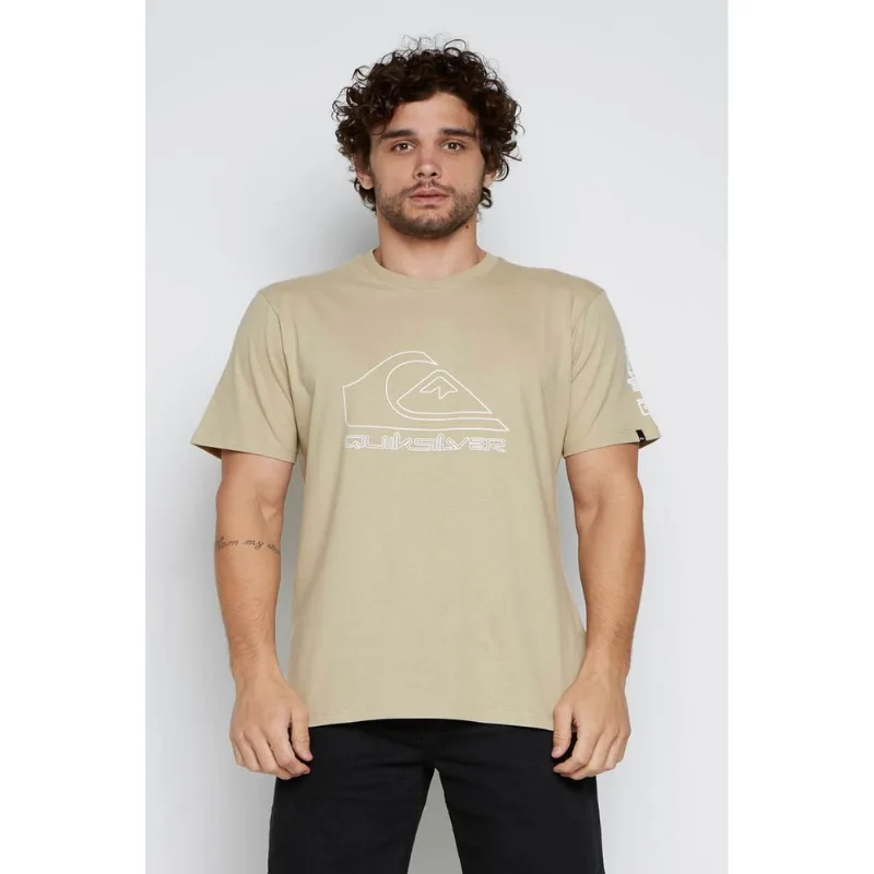 Camiseta Quiksilver M/C New Tour Caqui-Cáqui-Gg