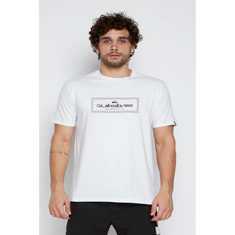 Camiseta Quiksilver M/C Rain Check Branco-G
