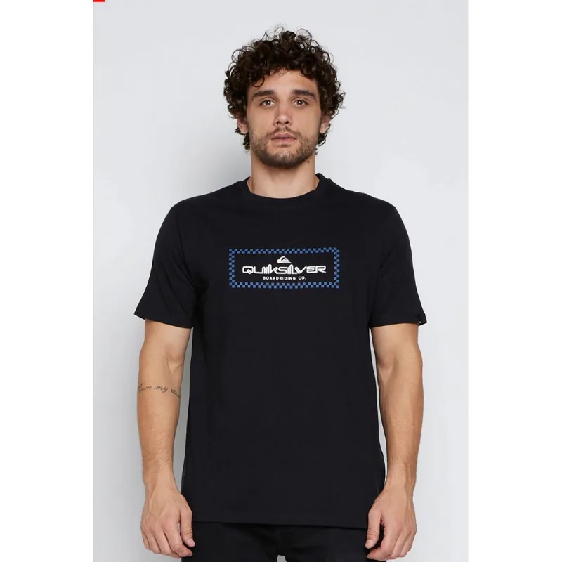 Camiseta Quiksilver M/C Rain Check Preto