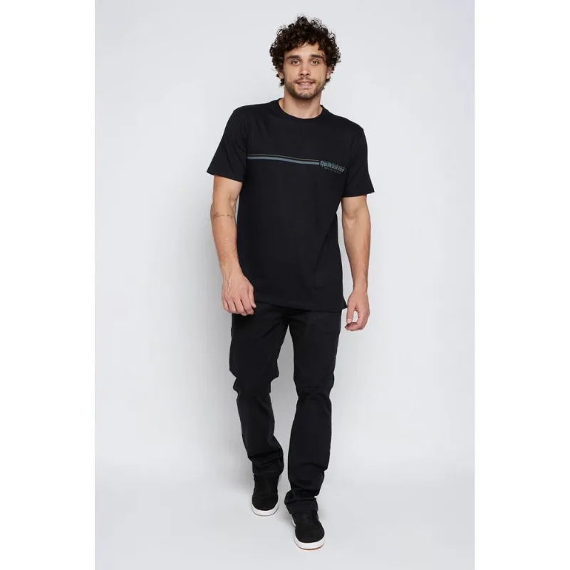 Camiseta Quiksilver M/C Speed Stripe Preto