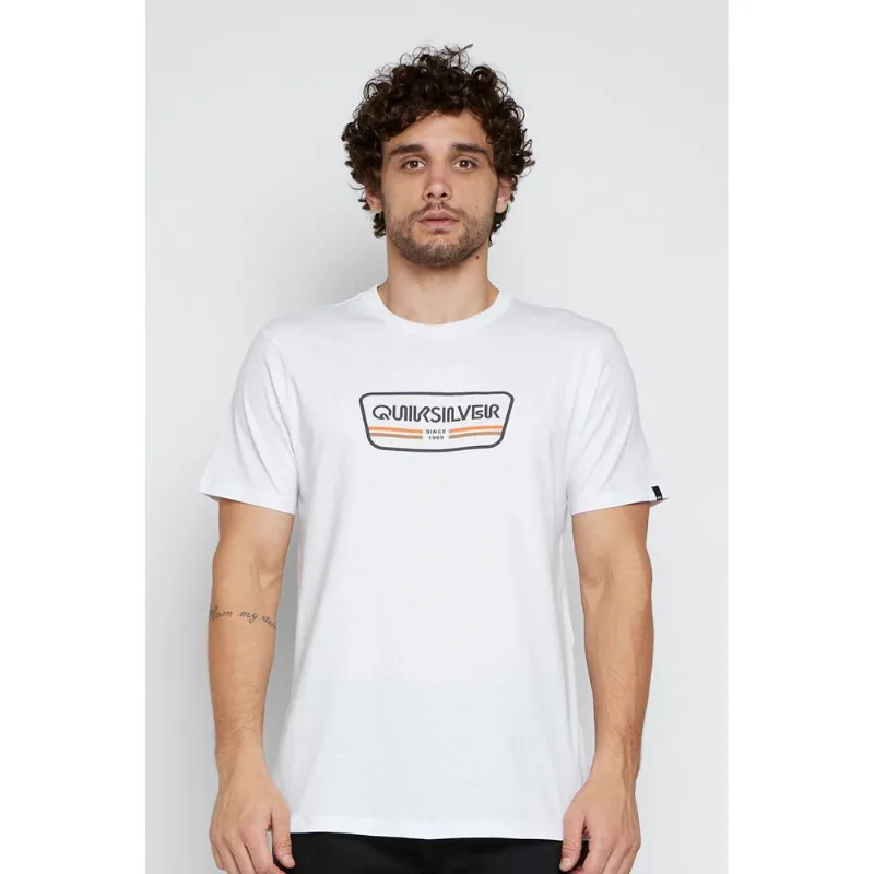 Camiseta Quiksilver M/C Range Life Front Branco-P