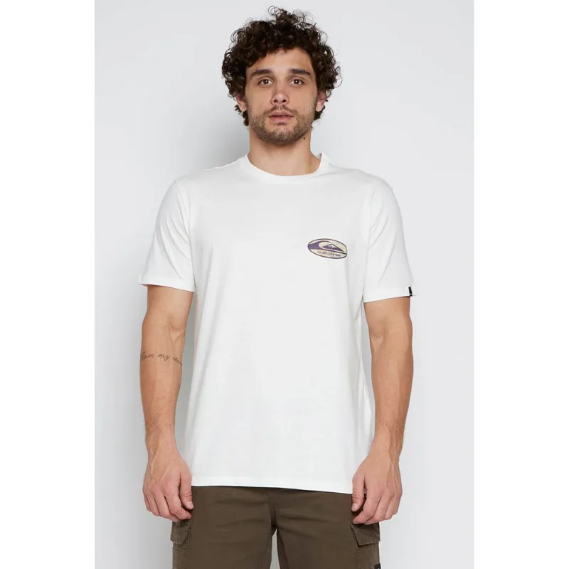 Camiseta Quiksilver M/C Retro Link Snow White-Snow White-P