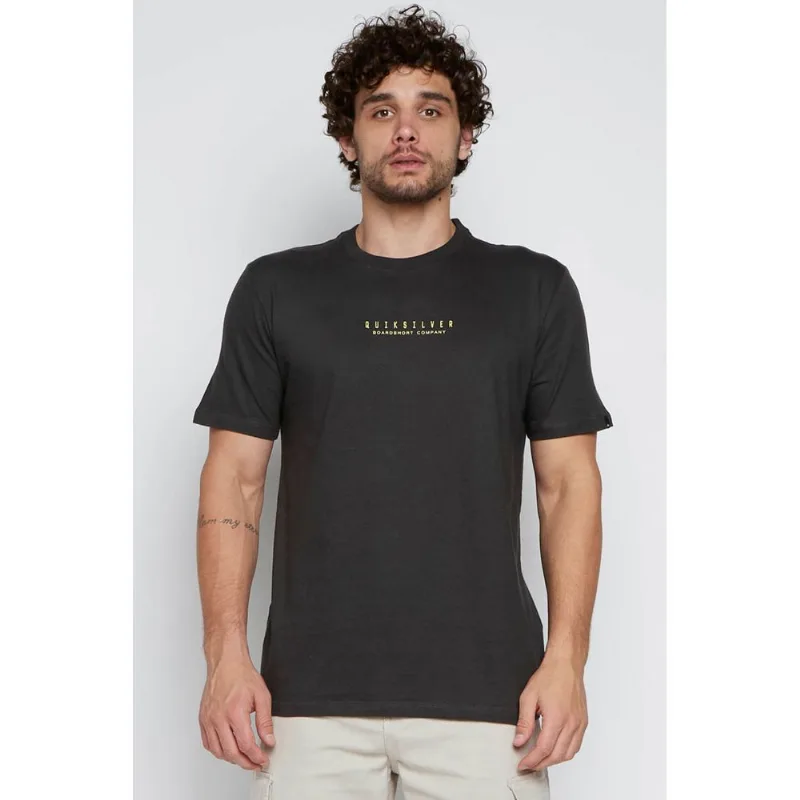 Camiseta Quiksilver M/C Hibiscus Pop Cinza Escuro-M