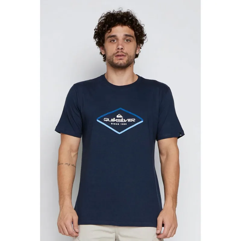 Camiseta Quiksilver M/C Omni Lock Marinho-Marinho-P