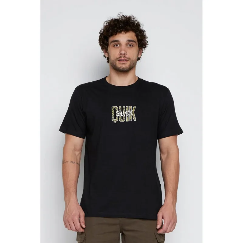 Camiseta Quiksilver M/C Tribes Preto-Preto-G