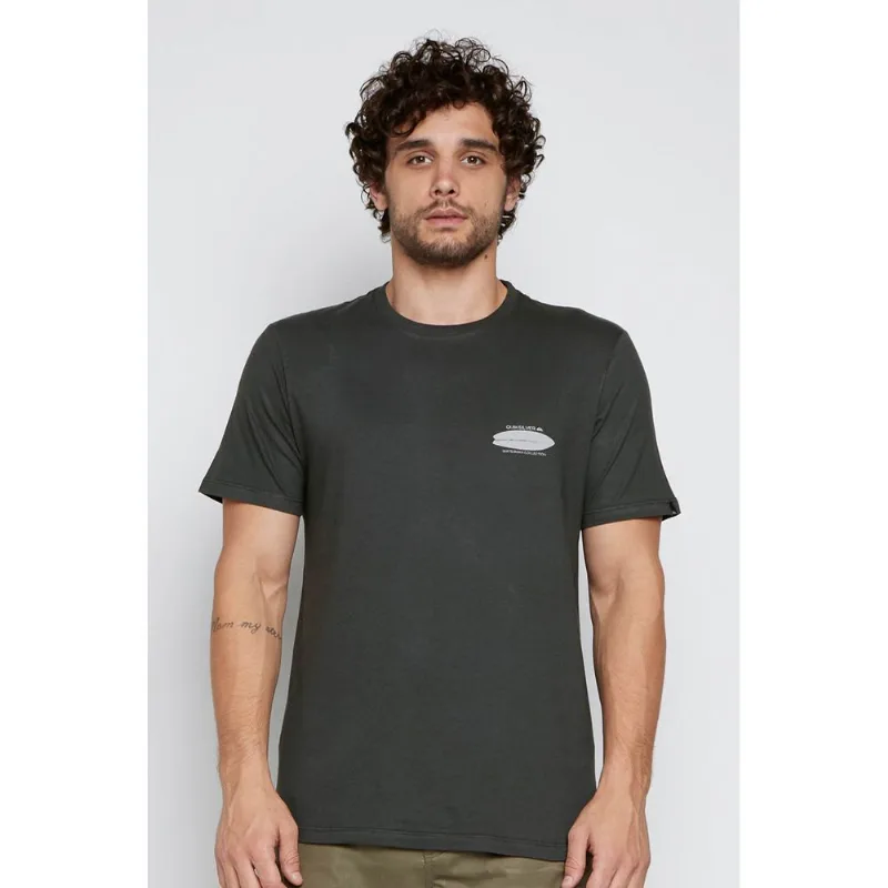 Camiseta Quiksilver M/C Boardrack Cinza Escuro-Gg