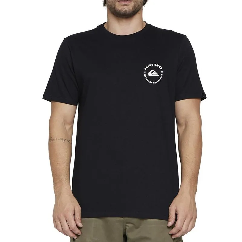 Camiseta Quiksilver A Proper Print SM25 Masculina Preto P / preto