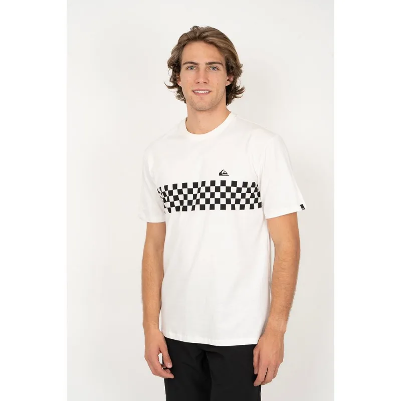 Camiseta Quiksilver M/C Checker Snow White-SNOW WHITE-M