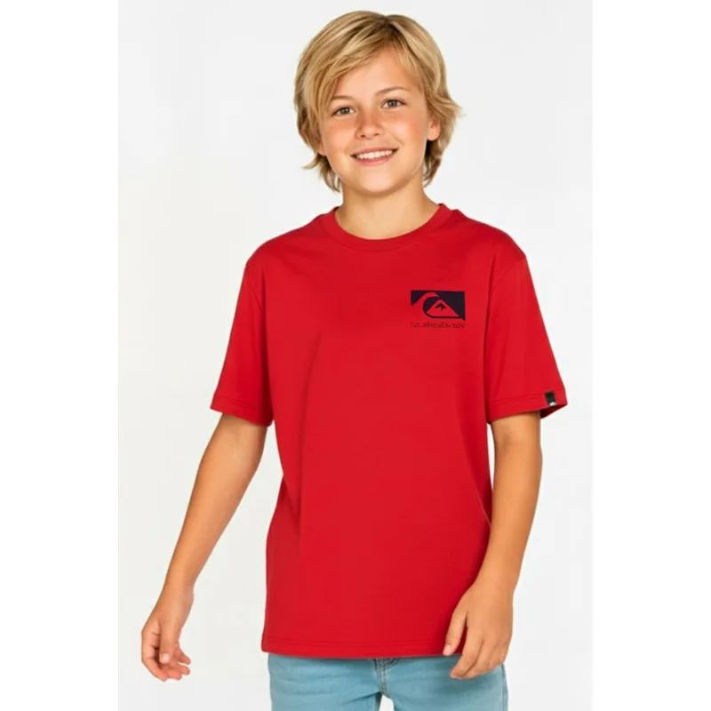 Camiseta Quiksilver M/C Quik Space Logo Kd Vermelho-Vermelho-8