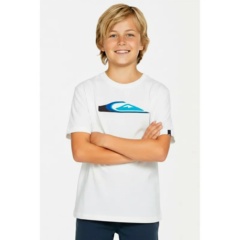Camiseta Quiksilver M/C Warp Drive Kd Snow White-Snow White-4