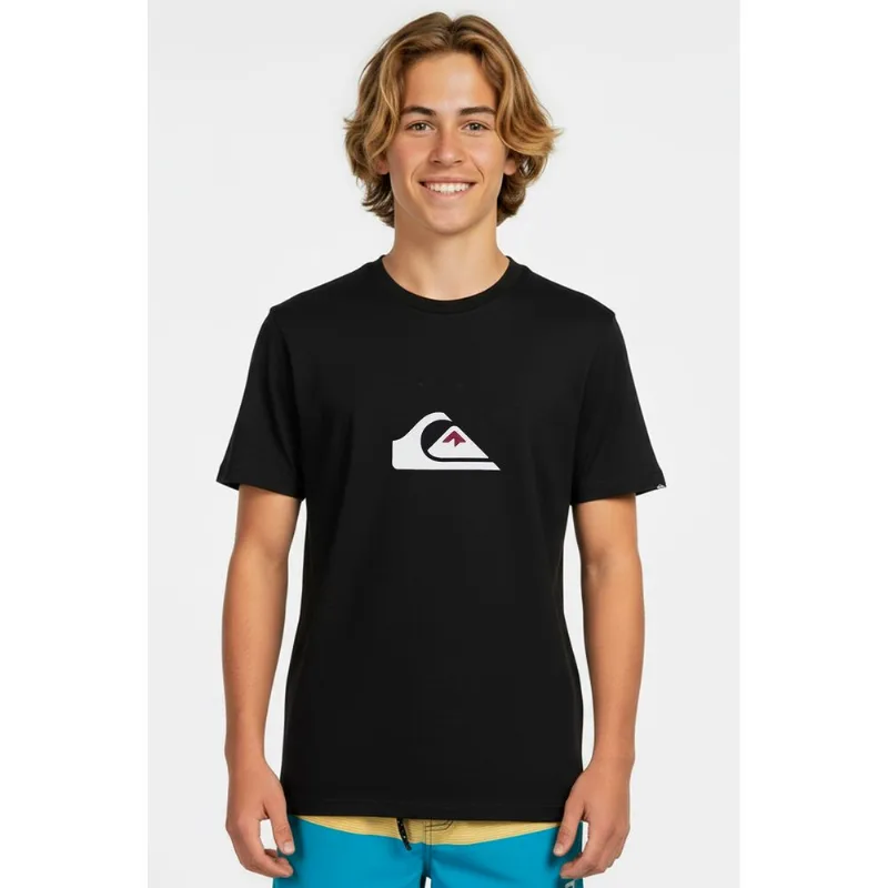 Camiseta Quiksilver M/C Comp Logo Tn Preto-12 - Quiksilver