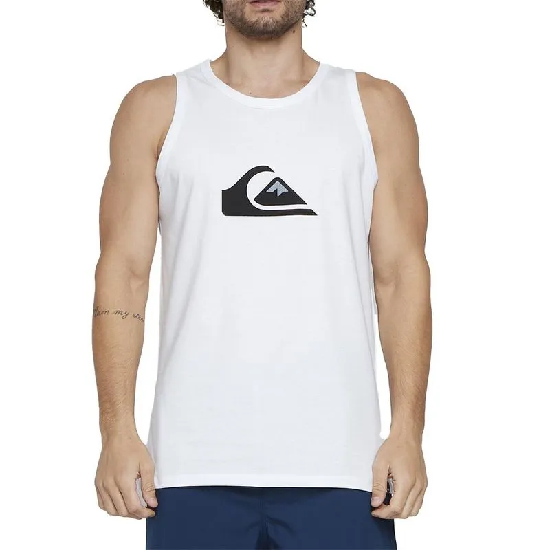 Regata Quiksilver Comp Logo SM25 Masculina Branco GG / branco