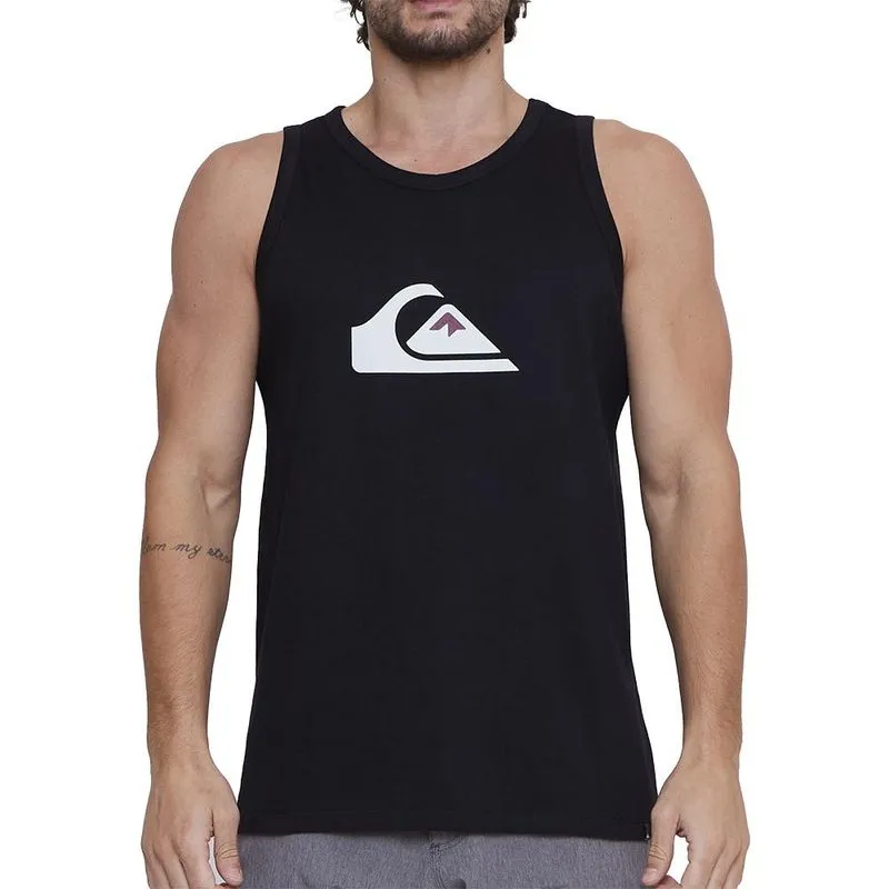Regata Quiksilver Comp Logo SM25 Masculina Preto M / preto
