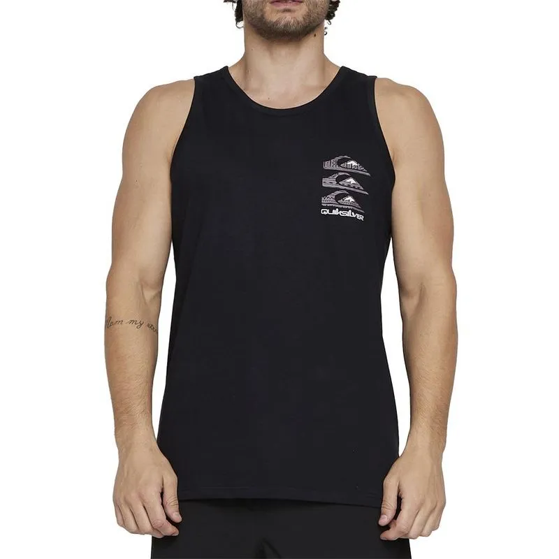 Regata Quiksilver Vertical Logos SM25 Masculina Preto M / preto
